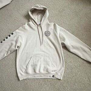 Classic Cream Hoodie with Logo